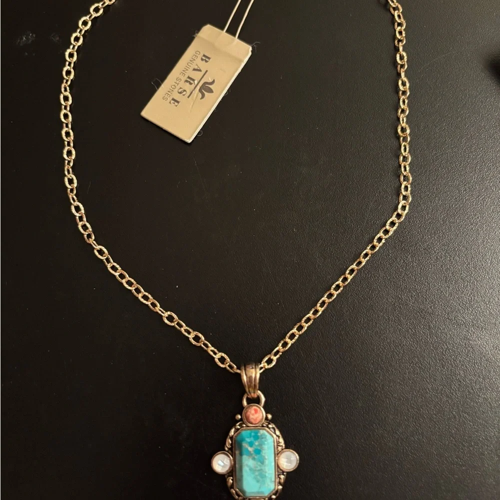 Genuine Turquoise, Coral, and Mop Jewelry Set - Picture 13 of 15